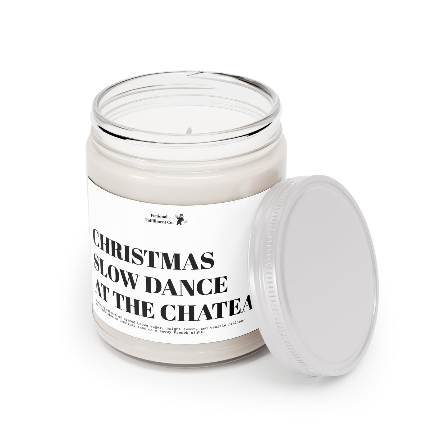 Discovery of Witches Fan / Dark Academia Reader Candle with Brown Sugar, Cinnamon, Lemon and Pralines