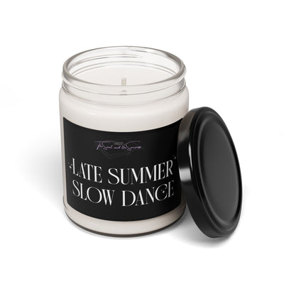 Late Summer Slow Dance, Peppered Passionfruit Scented Candle, for "The Saint and the Sorceress" Readers
