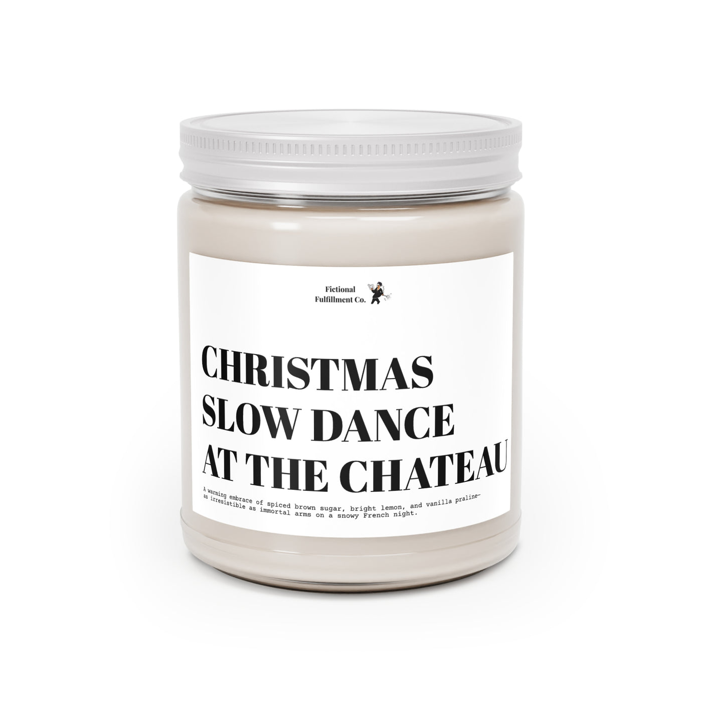 Discovery of Witches Fan / Dark Academia Reader Candle with Brown Sugar, Cinnamon, Lemon and Pralines