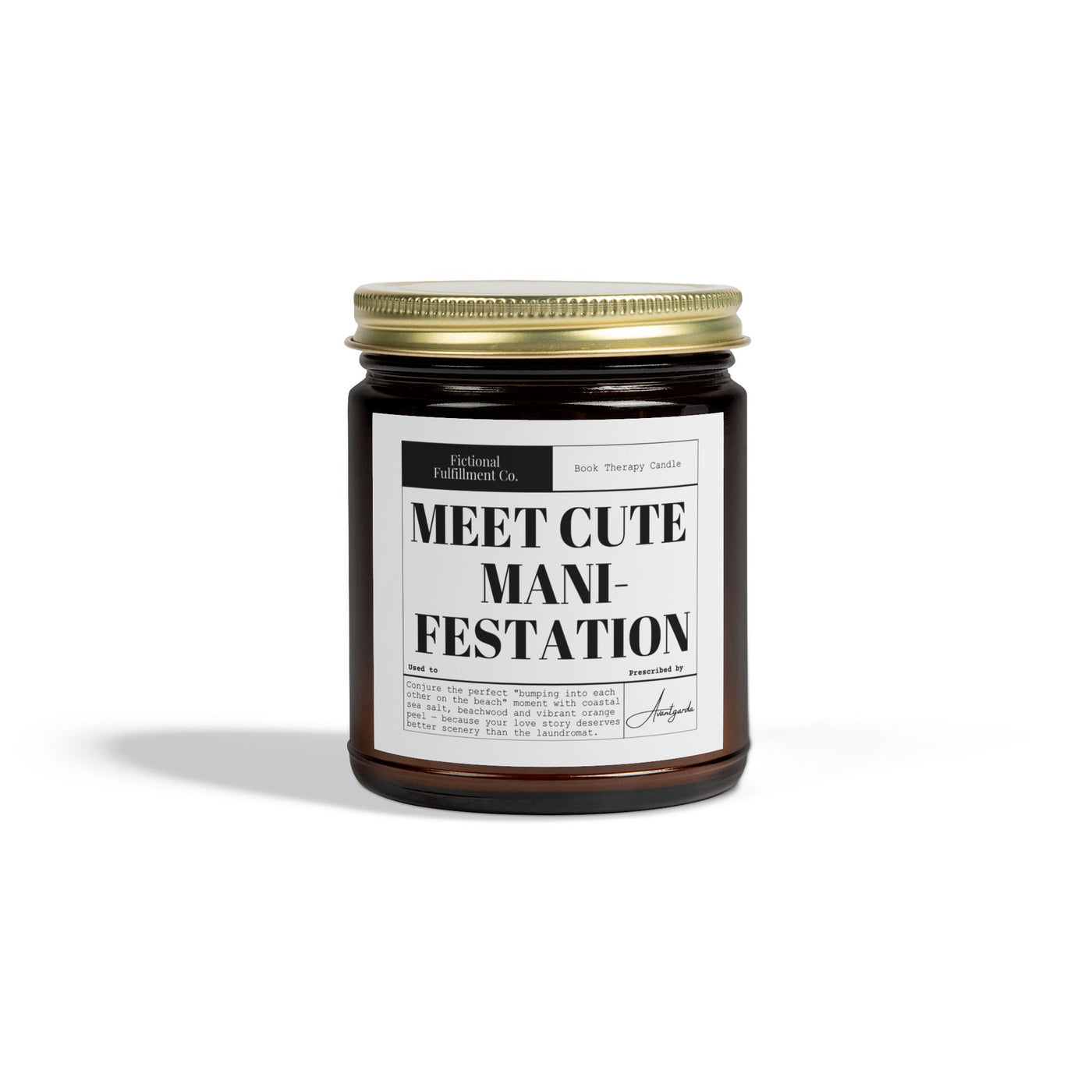 Meet-Cute Manifestation - Beechwood Scented Candle - Gift for Romance Readers