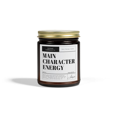 Main Character Energy - Blackberry Vanilla Scented Candle - Gift for Readers