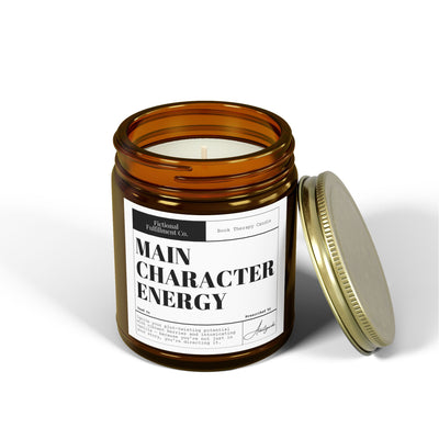 Main Character Energy - Blackberry Vanilla Scented Candle - Gift for Readers
