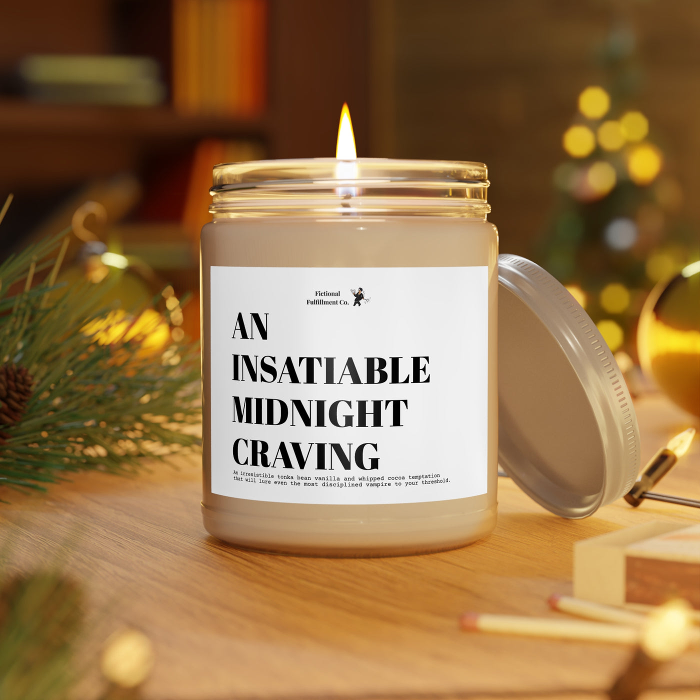 Discovery of Witches Fan / Dark Academia Reader Gift Candle - Vanilla and Whipped Cocoa