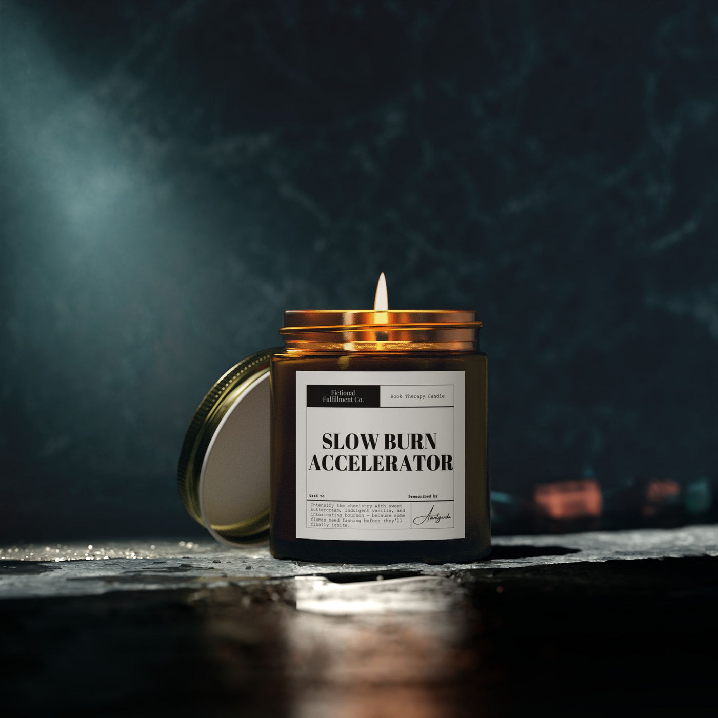 Slow Burn Accelerator – Sultry Vanilla Scented Candle - Romance Reader Gift