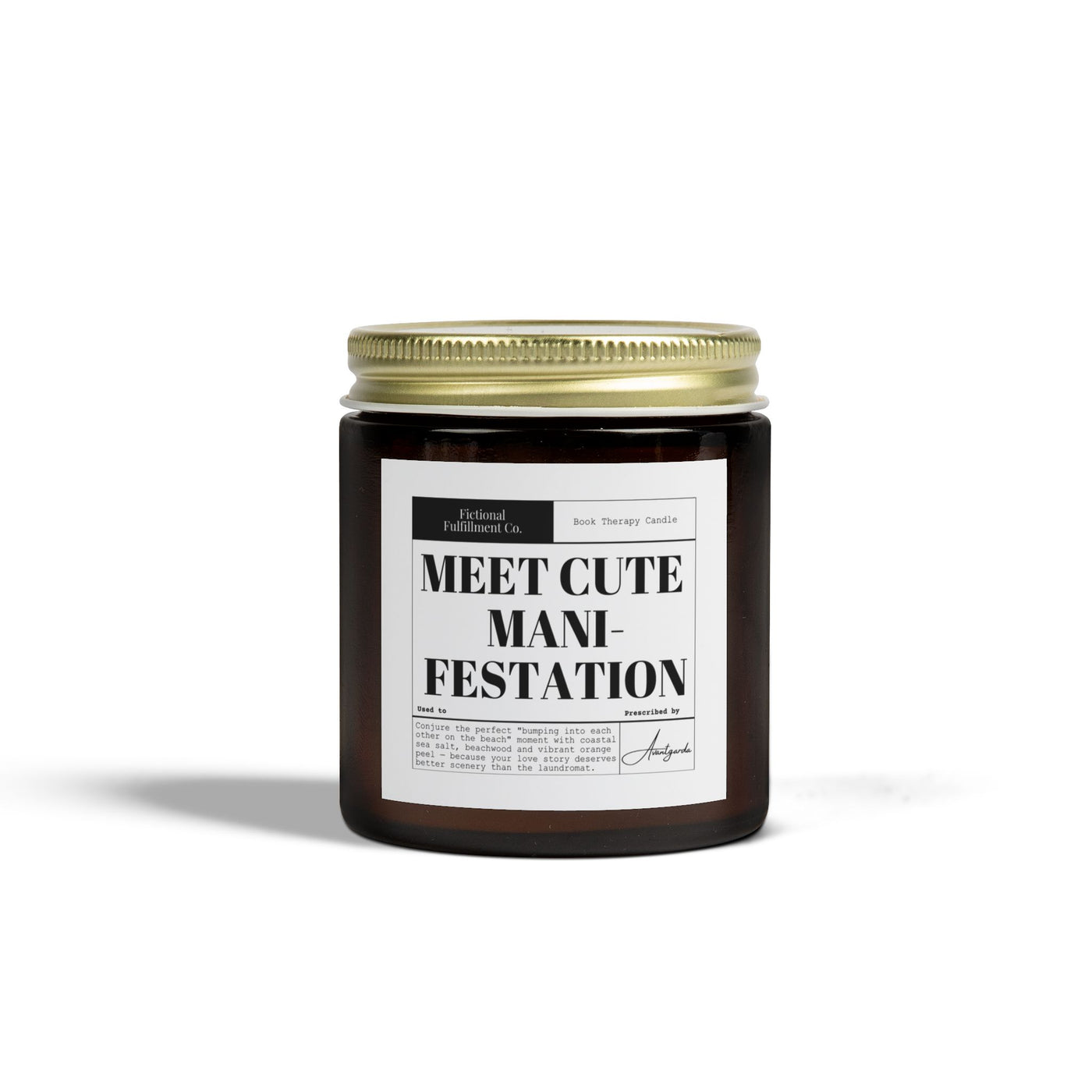 Meet-Cute Manifestation - Beechwood Scented Candle - Gift for Romance Readers