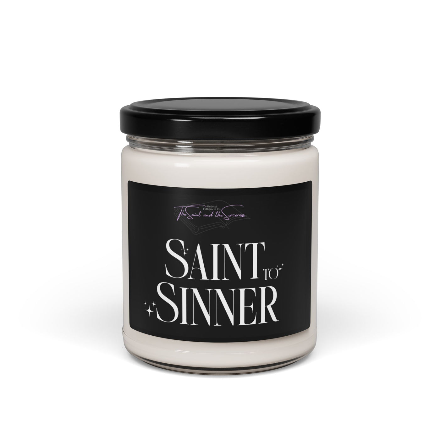 Saint to Sinner - Halloween Decoration / Gothic Hostess Gift / Dark Academia Candle
