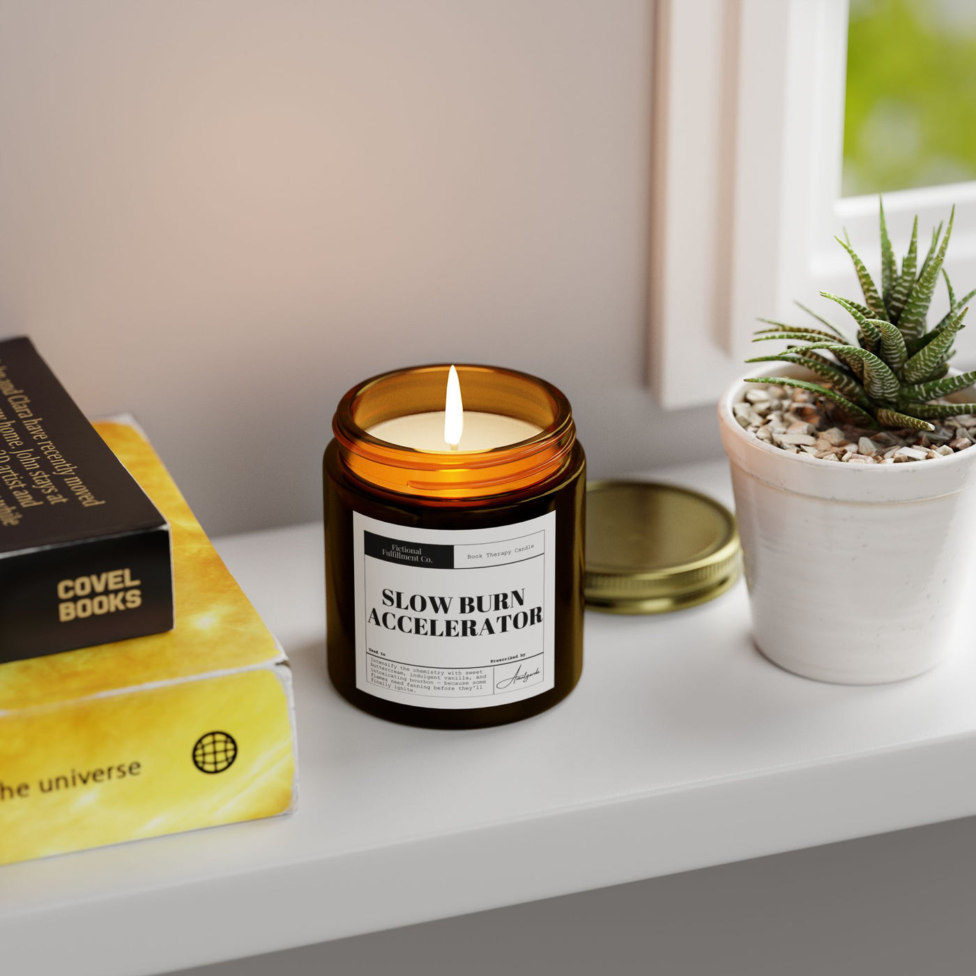 Slow Burn Accelerator – Sultry Vanilla Scented Candle - Romance Reader Gift