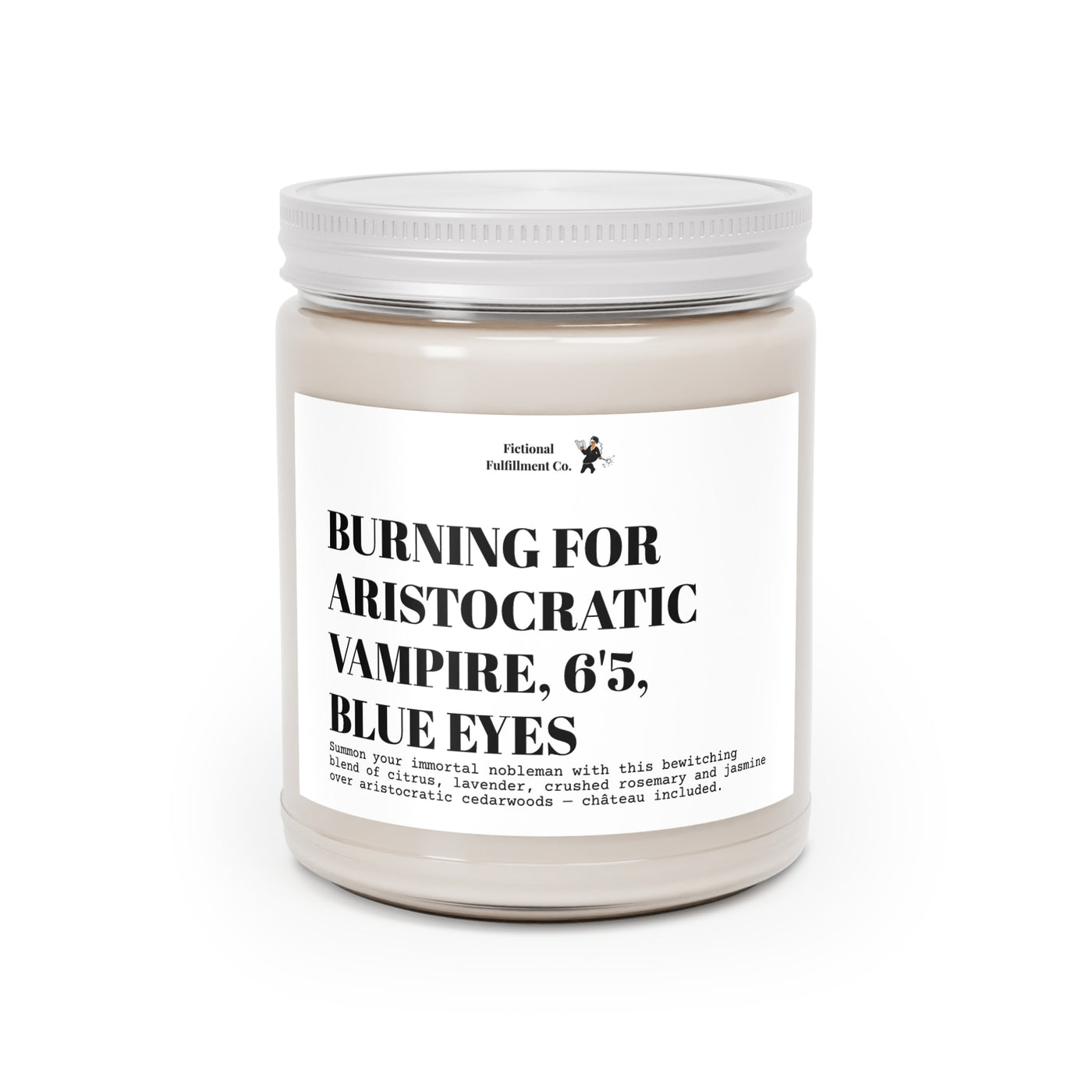 Discovery of Witches Fan / Dark Academia Reader Gift Candle - Citrus Lavender Jasmine Candle
