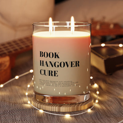 "Book Hangover Cure" Lavender & Sage - Scented Candle - Reader Gift