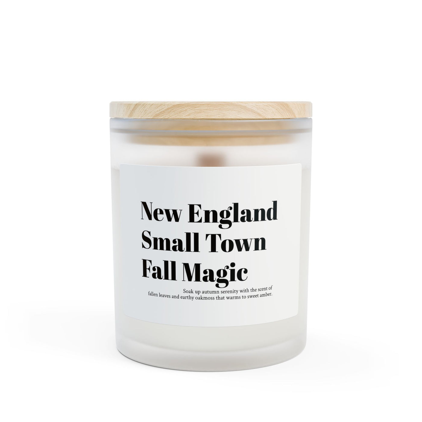 New England Fall Scented Glass Candle - Gilmore Girls Gift