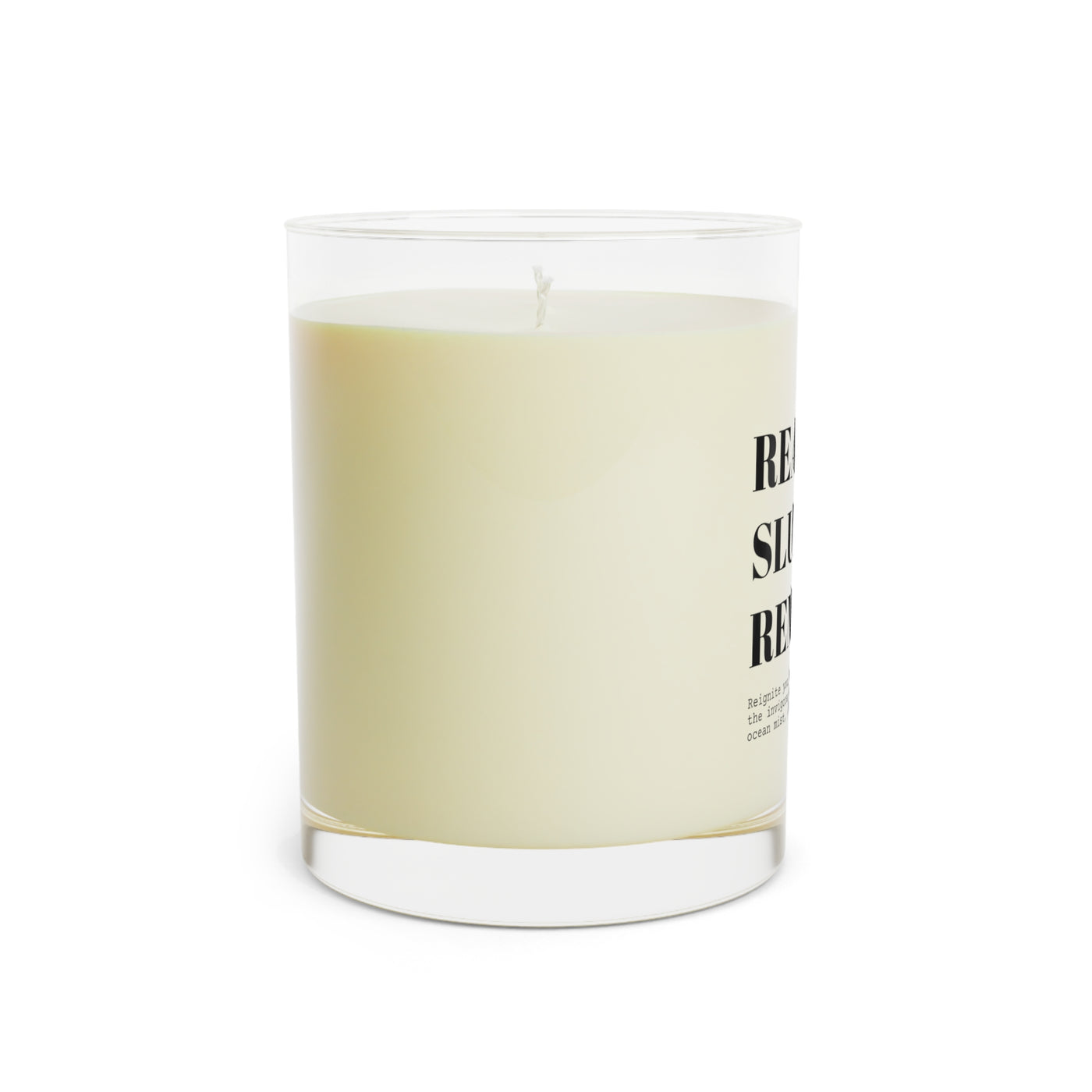 "Reading Slump Remedy" Ocean Mist Scented Candle  - Gift for Book Lovers