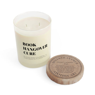 "Book Hangover Cure" Lavender & Sage - Scented Candle - Reader Gift