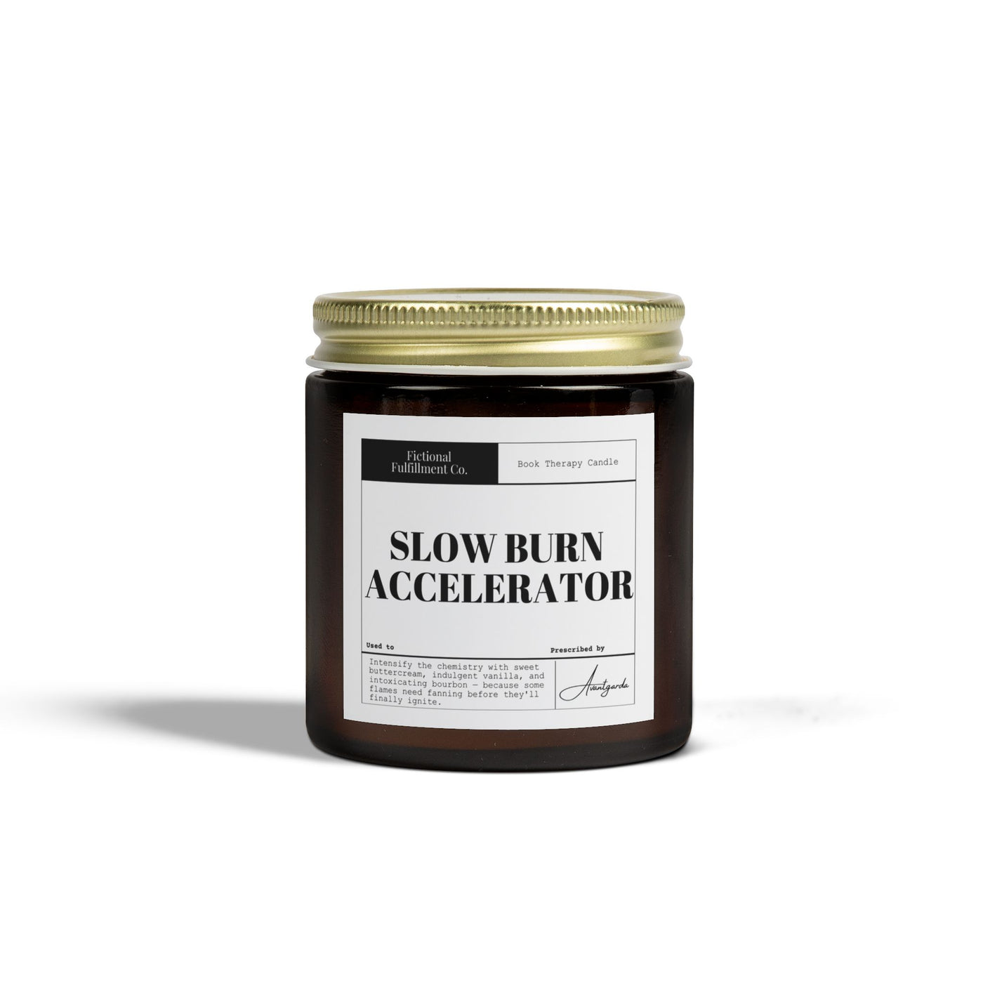 Slow Burn Accelerator – Sultry Vanilla Scented Candle - Romance Reader Gift