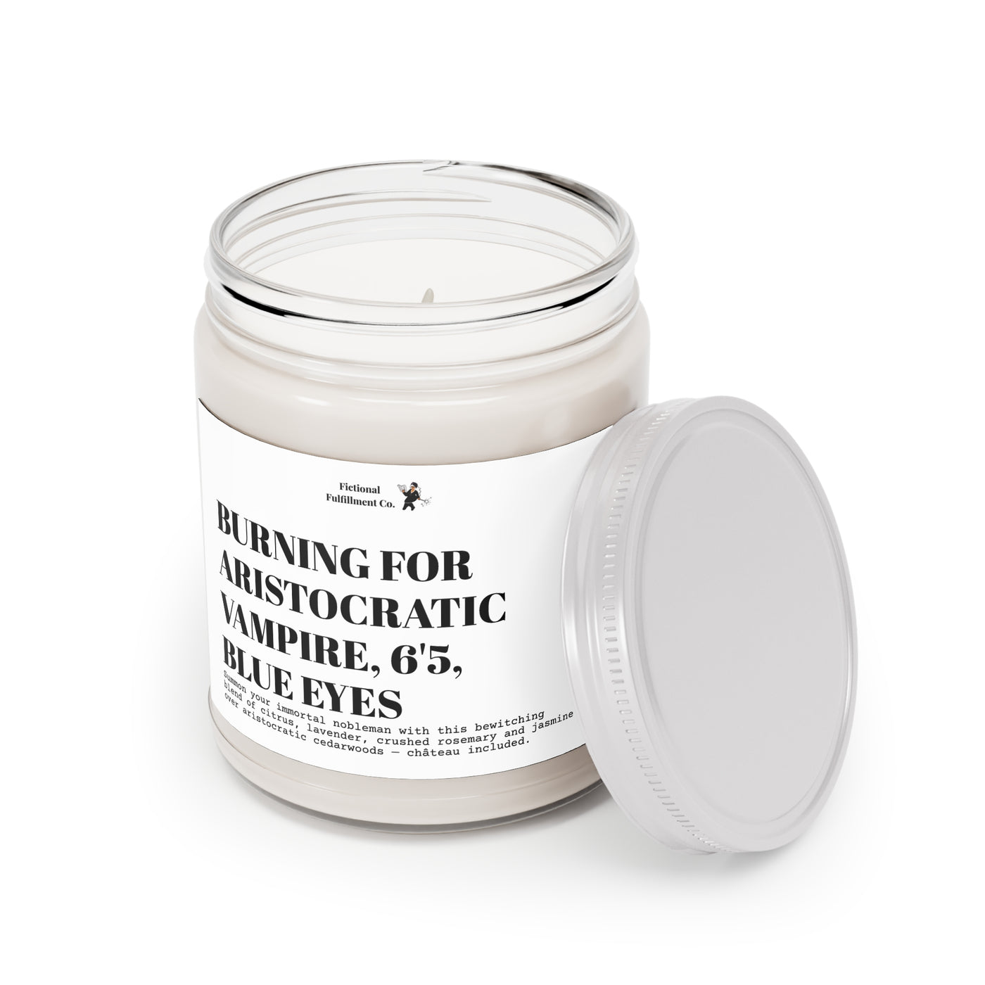Discovery of Witches Fan / Dark Academia Reader Gift Candle - Citrus Lavender Jasmine Candle
