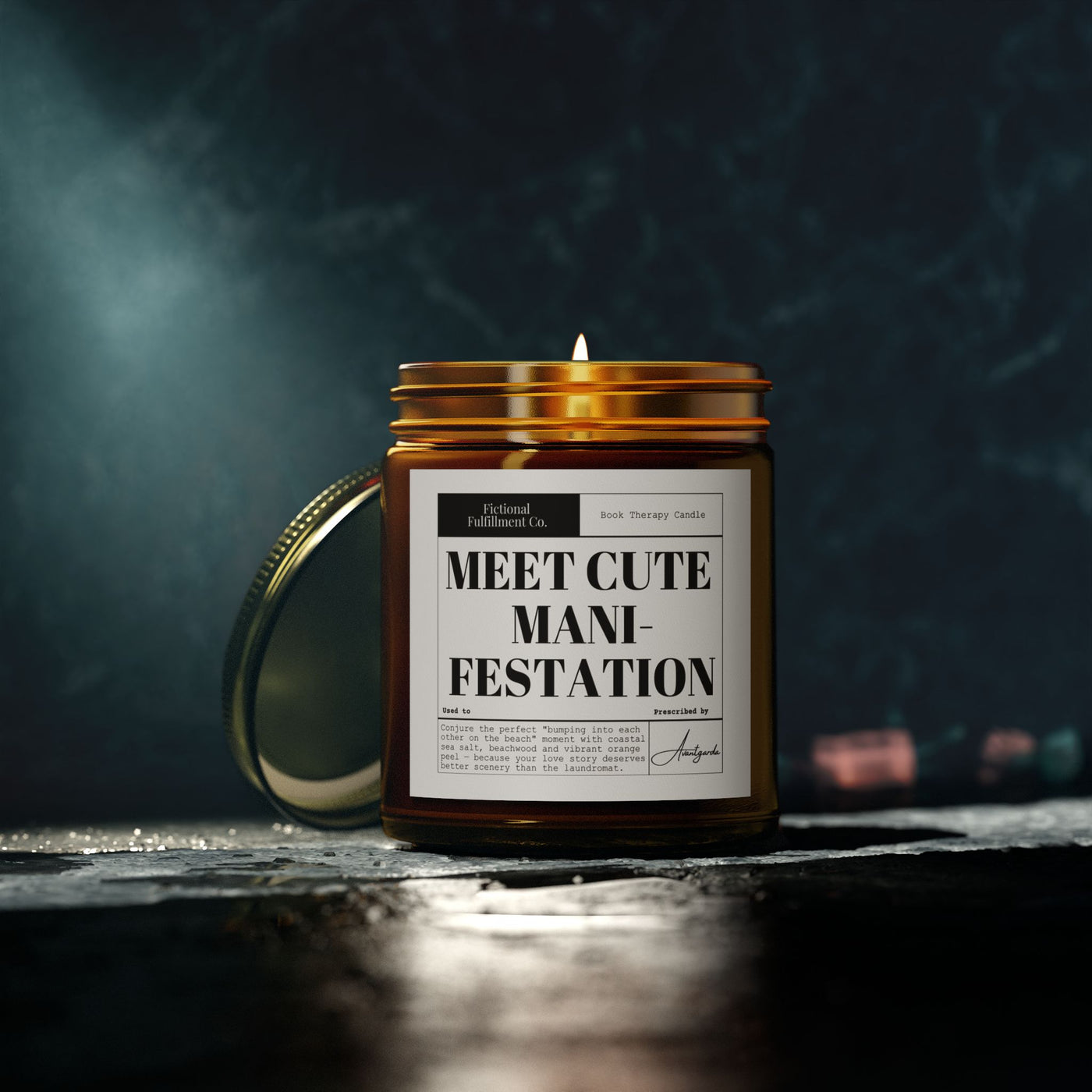 Meet-Cute Manifestation - Beechwood Scented Candle - Gift for Romance Readers