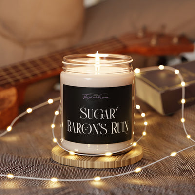 Sugar Baron's Ruin -  Coconut Cream and Cardamom Scented Candle