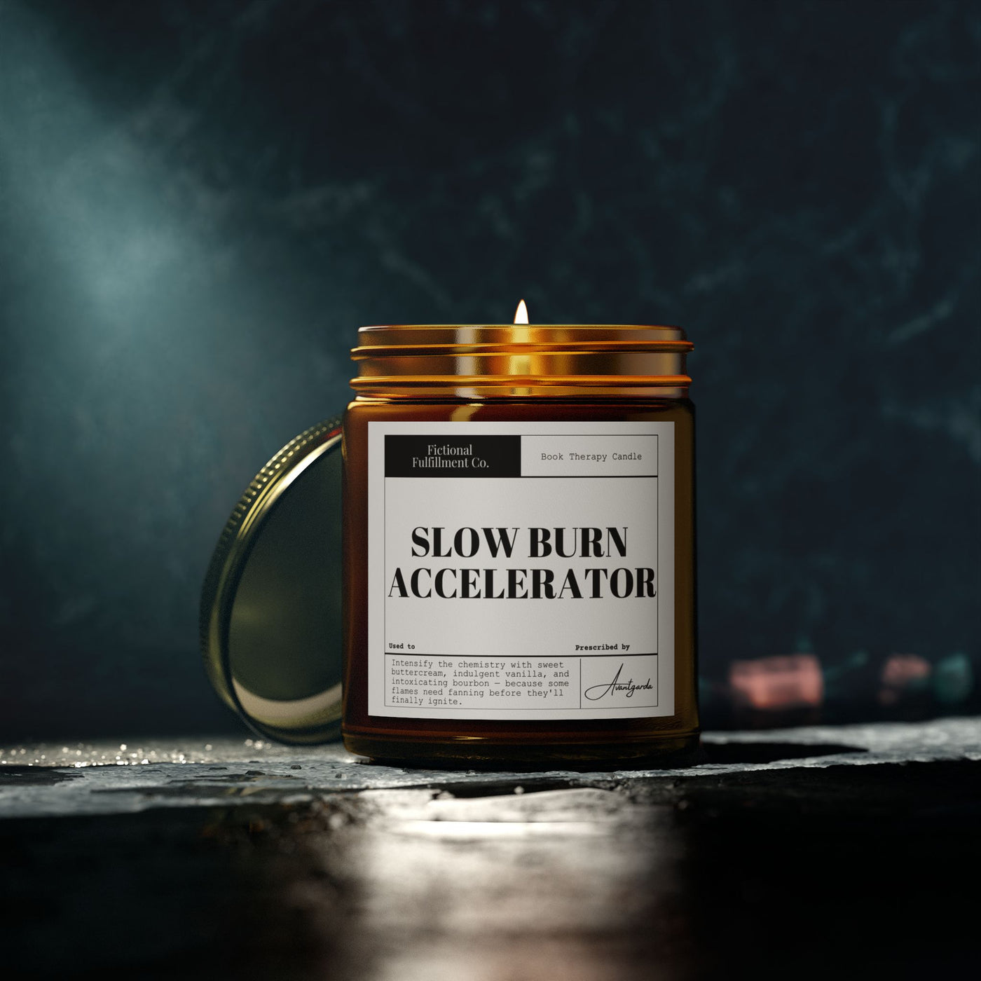 Slow Burn Accelerator – Sultry Vanilla Scented Candle - Romance Reader Gift